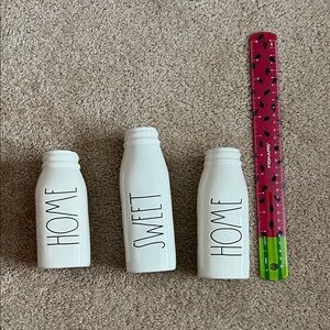 Rae Dunn Home Sweet Home Vases